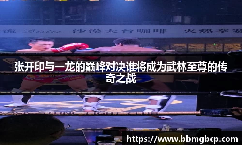 张开印与一龙的巅峰对决谁将成为武林至尊的传奇之战